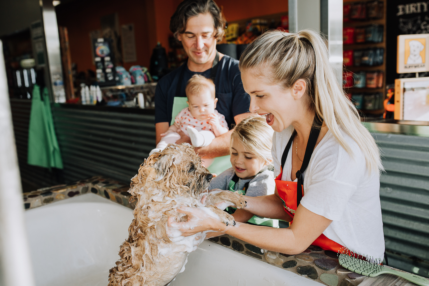 Solana Beach Dirty Dogs DIY Dog Bathing Melissa Montoya Photography