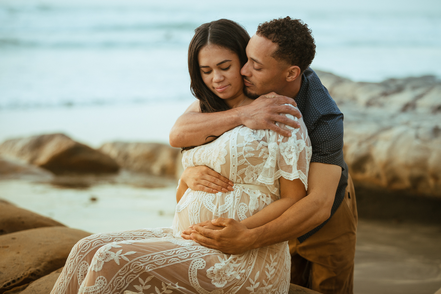 Scripps Beach Maternity Photos