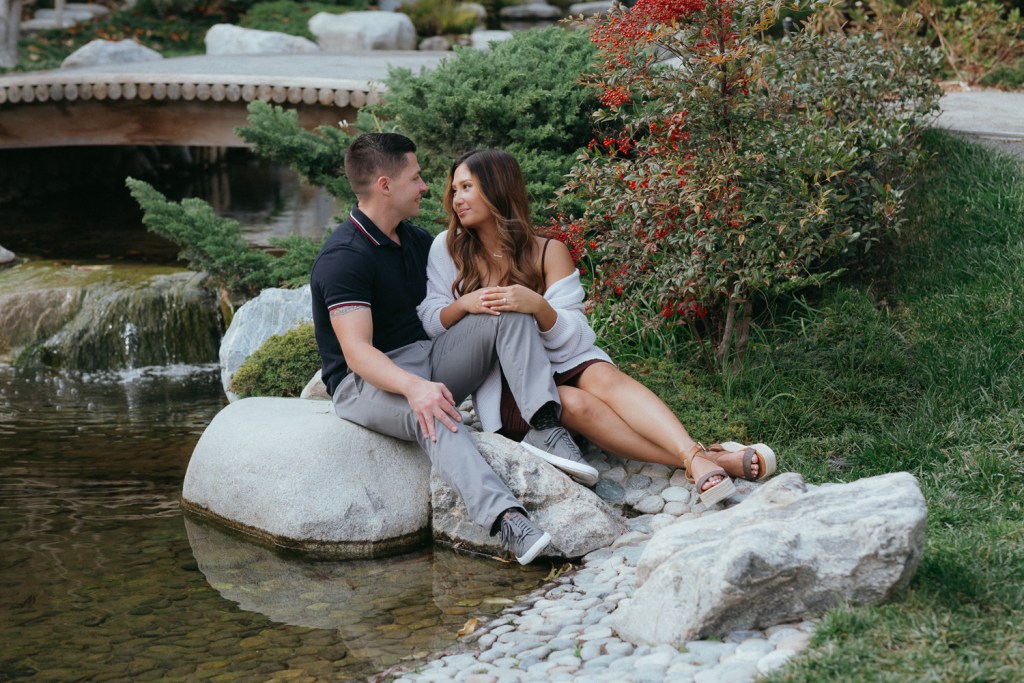 San Diego Japanese Friendship Garden Engagement Proposal | Samirah + Michael
