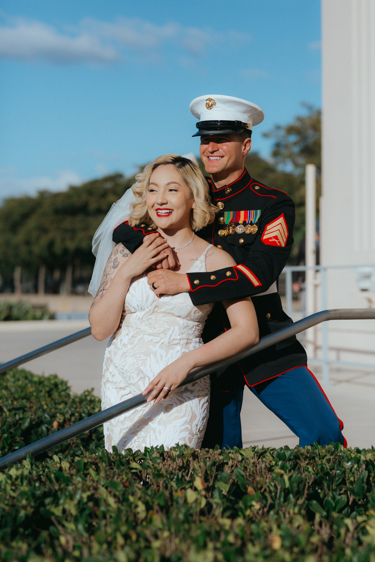 San Diego Courthouse Wedding Photos | V + R